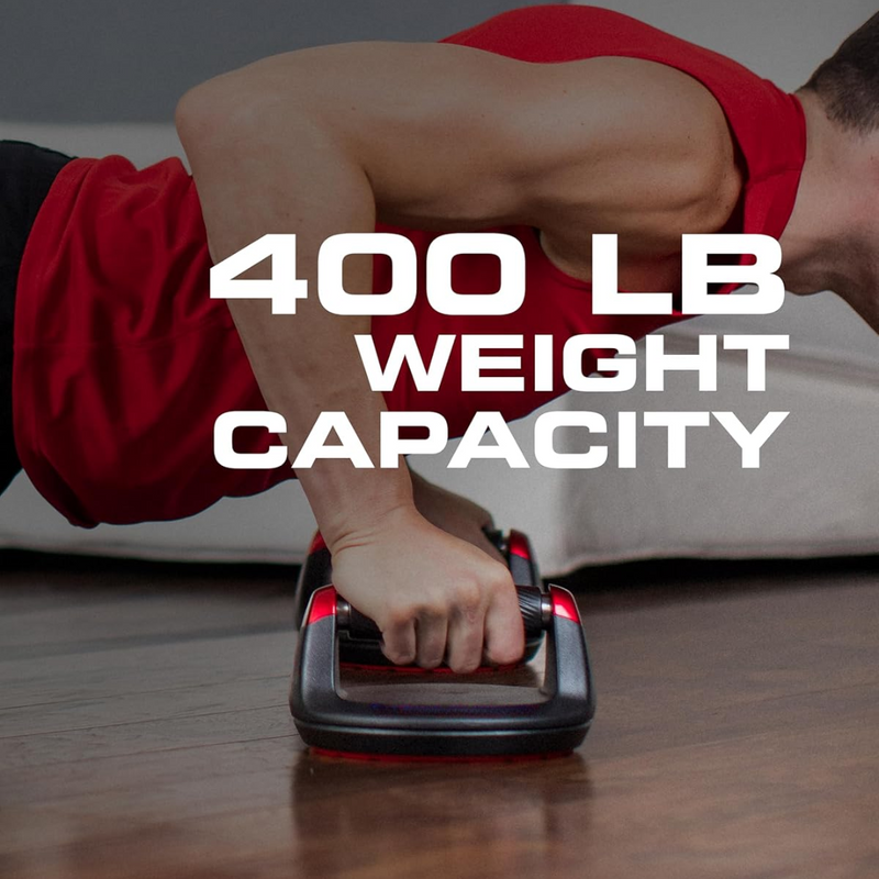 Obracające się poręcze do pompek z ergonomicznym uchwytem – wspiera 180 kg