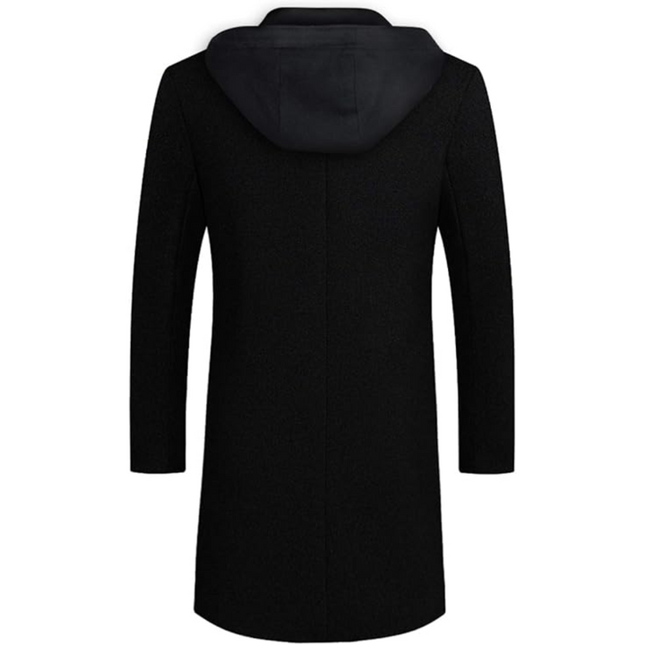 Men's Winter Wool Blend Trench Coat - Liam
