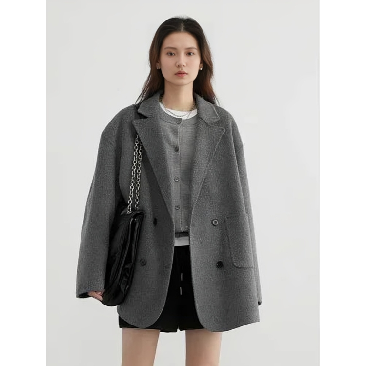 Luxury Wool Women's Coat - Aurora