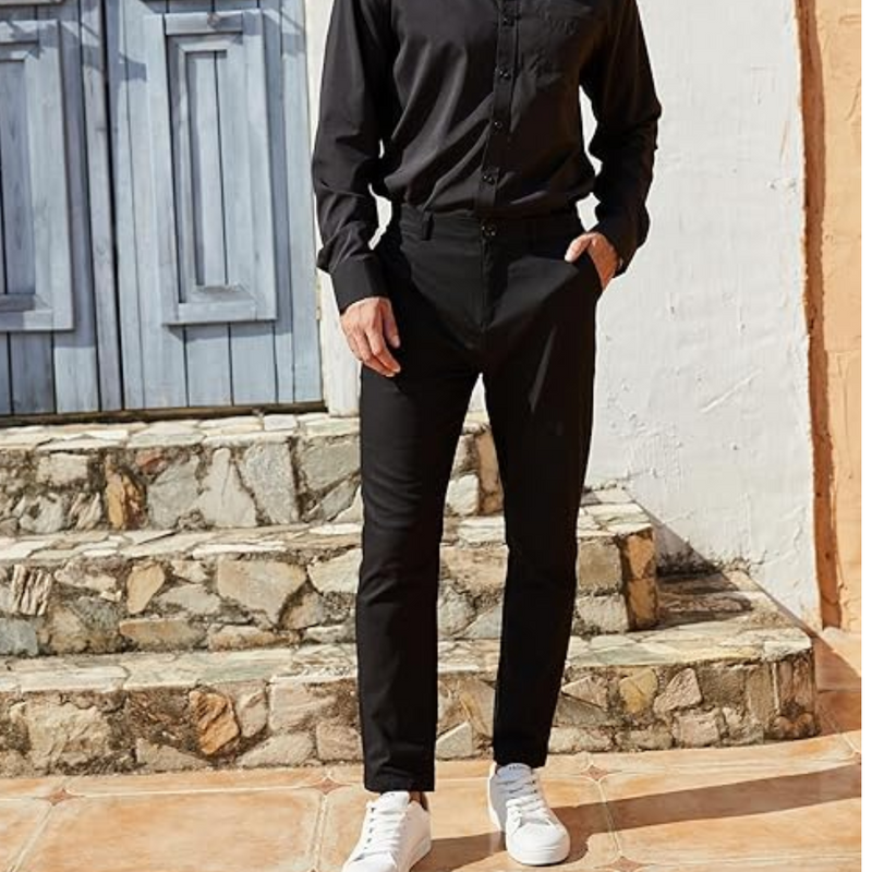 Slim Fit Stretch Men's Pants - Boaz