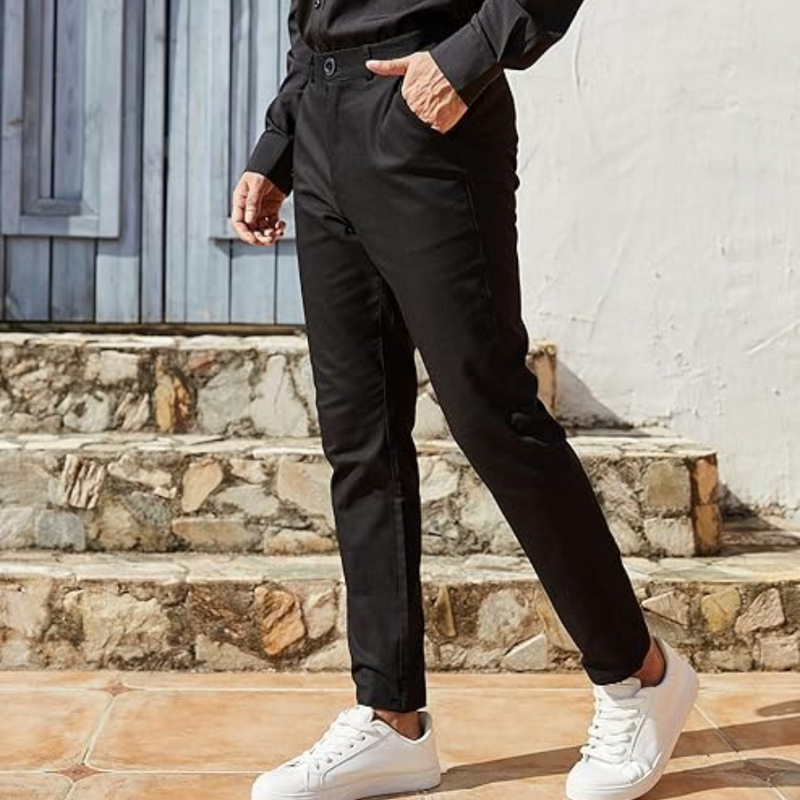 Slim Fit Stretch Men's Pants - Boaz