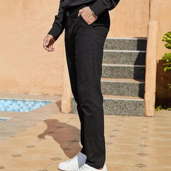 Slim Fit Stretch Men's Pants - Boaz