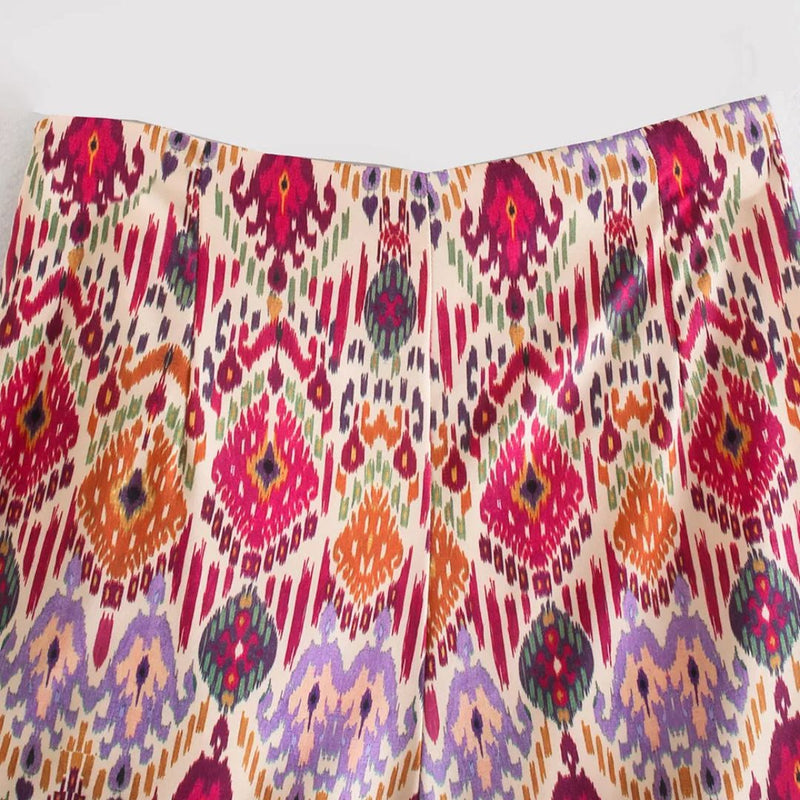 Sammy Jackson™ Jillian Geknoopte Skort | Levendig & Hoge Taille