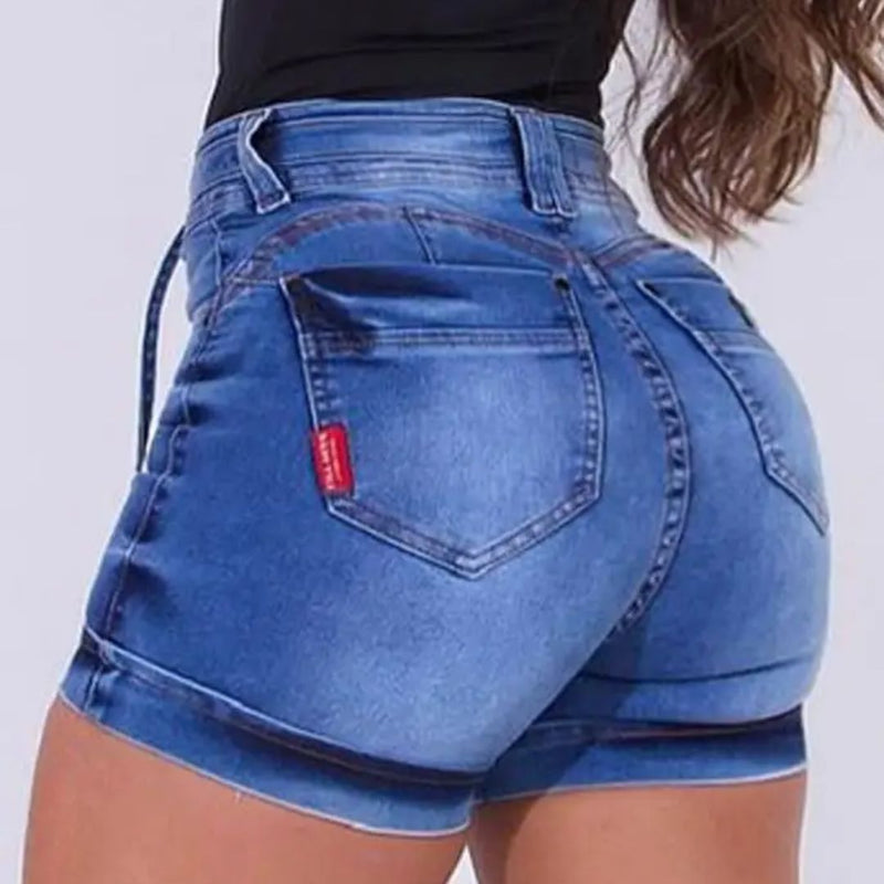 Sammy Jackson™ Cara Jeans Short | Hoge Taille & Skinny