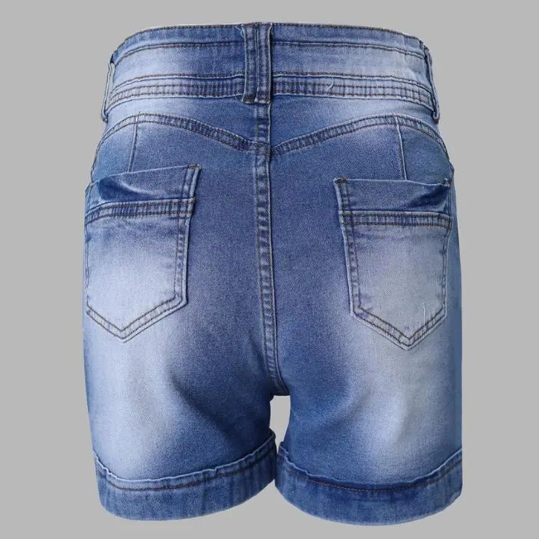 Sammy Jackson™ Cara Jeans Short | Hoge Taille & Skinny