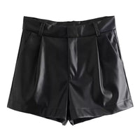 Sammy Jackson™ Angel Leren Short | Modne i Vintage