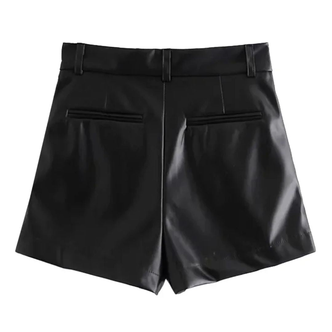 Sammy Jackson™ Angel Leren Short | Modne i Vintage