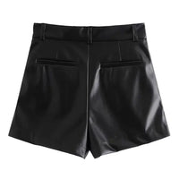 Sammy Jackson™ Angel Leren Short | Modne i Vintage
