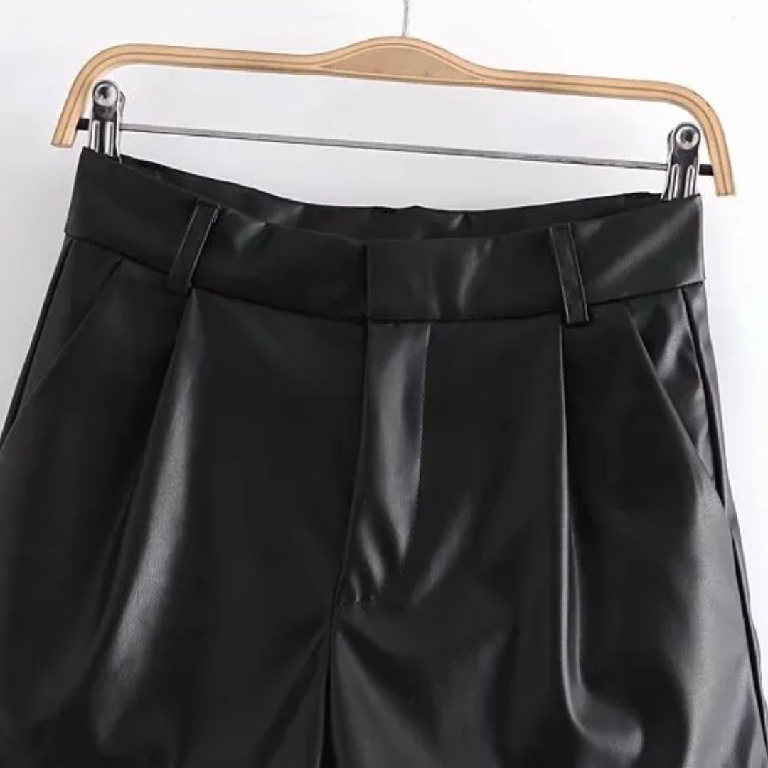 Sammy Jackson™ Angel Leren Short | Modne i Vintage