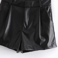 Sammy Jackson™ Angel Leren Short | Modne i Vintage