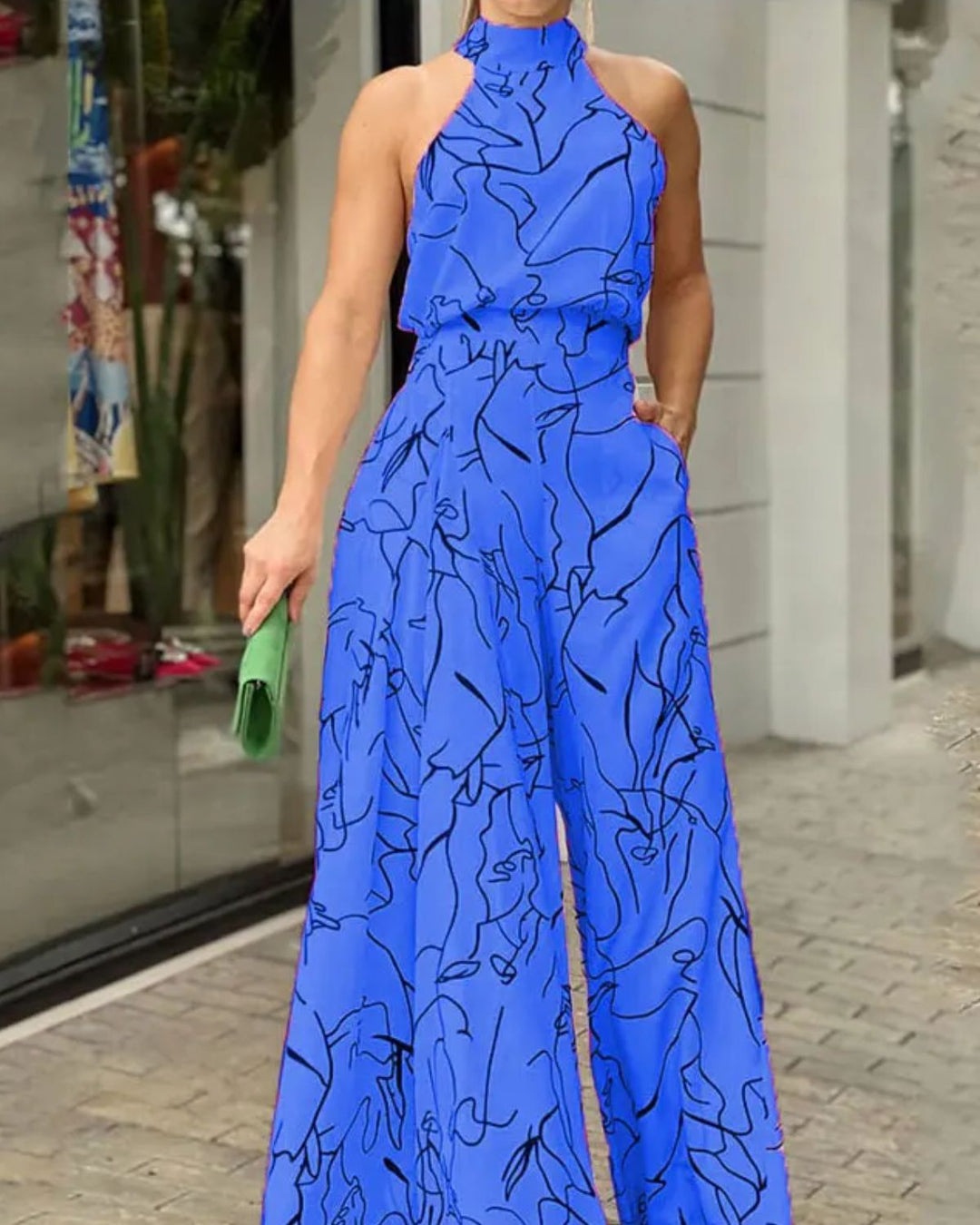 Sammy Jackson™ Sue Halter Jumpsuit | Trendy & Stijlvol