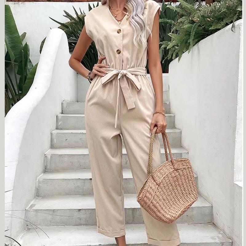 Sammy Jackson™ Carla Jumpsuit | Mouwloos & Stijlvol