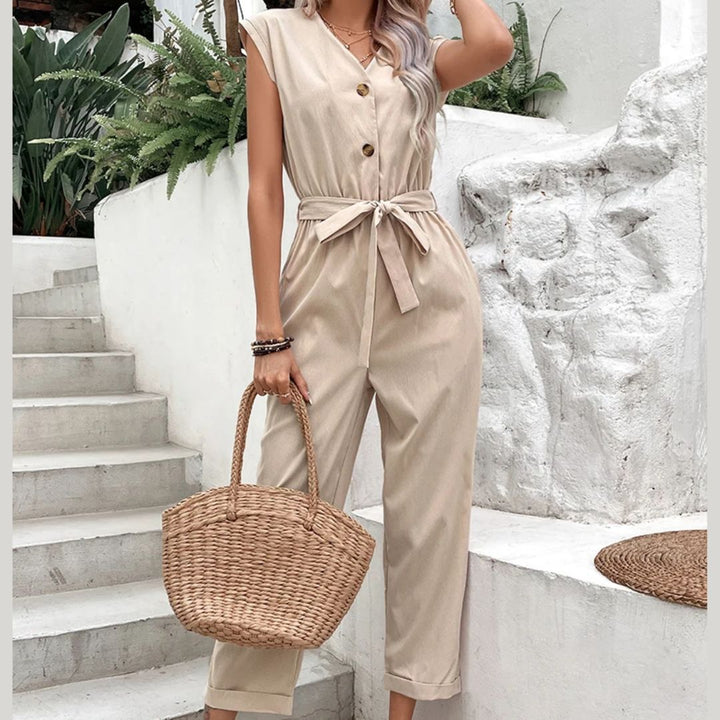 Sammy Jackson™ Carla Jumpsuit | Mouwloos & Stijlvol