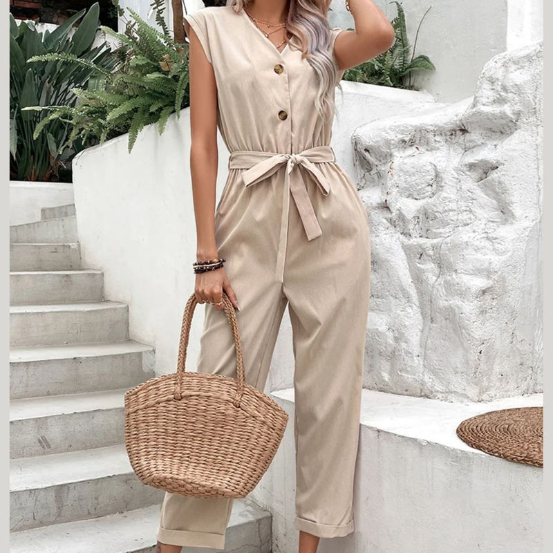 Sammy Jackson™ Carla Jumpsuit | Mouwloos & Stijlvol