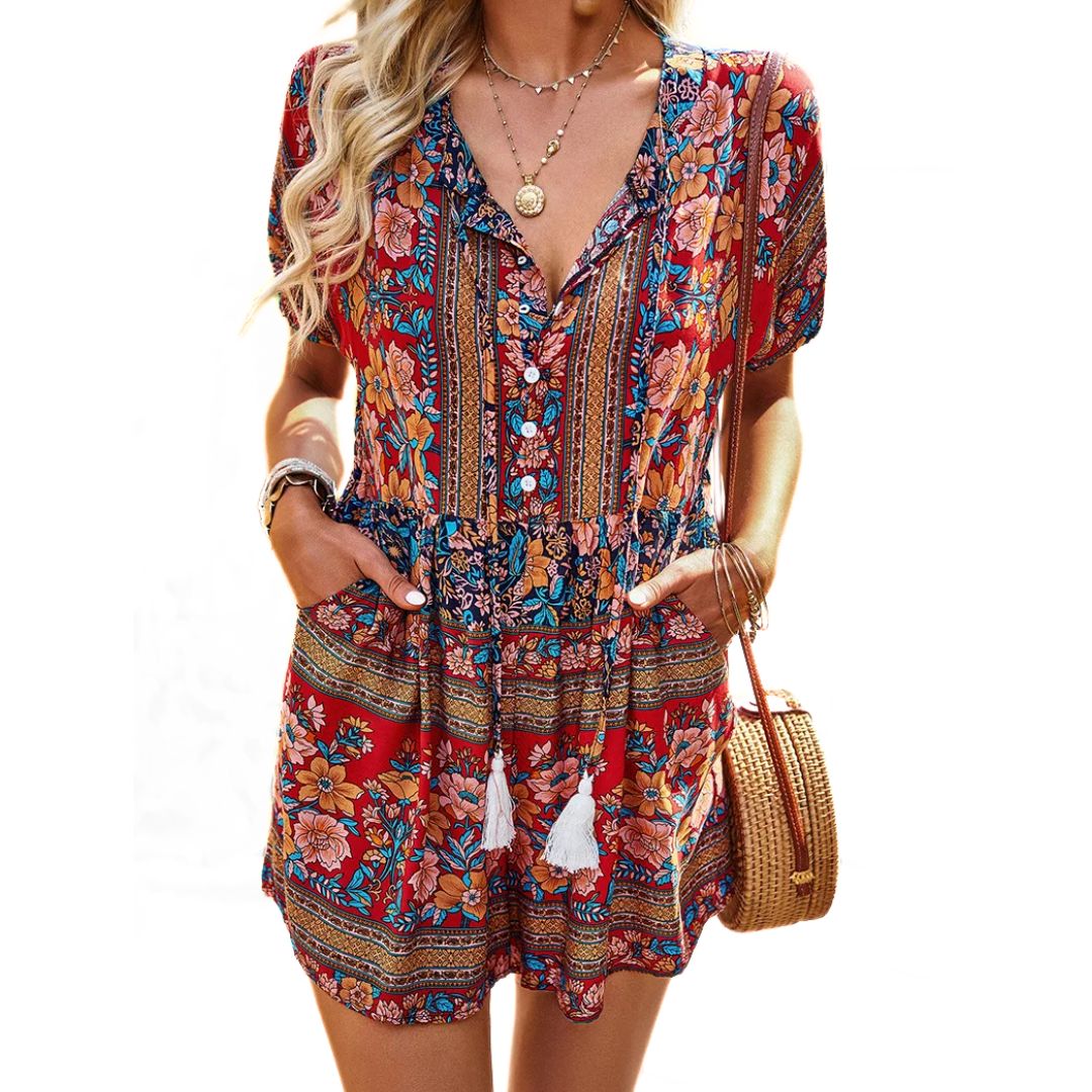 Sammy Jackson™ Kelly Playsuit | Levendig & Comfortabel