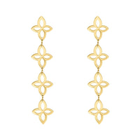Sammy Jackson™ Bloemenketting Oorbellen | Vintage & Chic