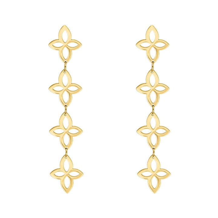 Sammy Jackson™ Bloemenketting Oorbellen | Vintage & Chic