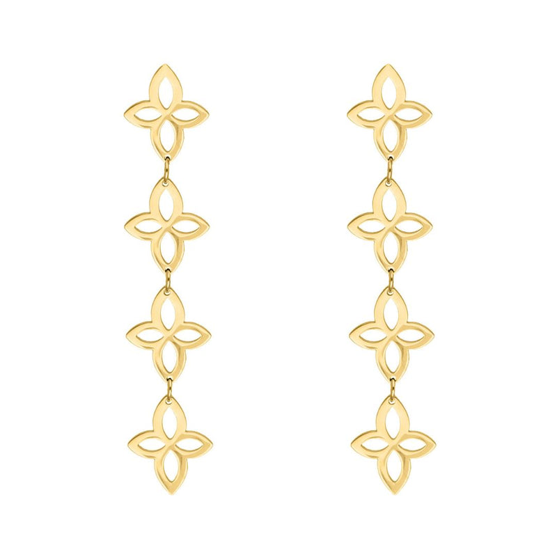 Sammy Jackson™ Bloemenketting Oorbellen | Vintage & Chic