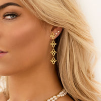 Sammy Jackson™ Bloemenketting Oorbellen | Vintage & Chic