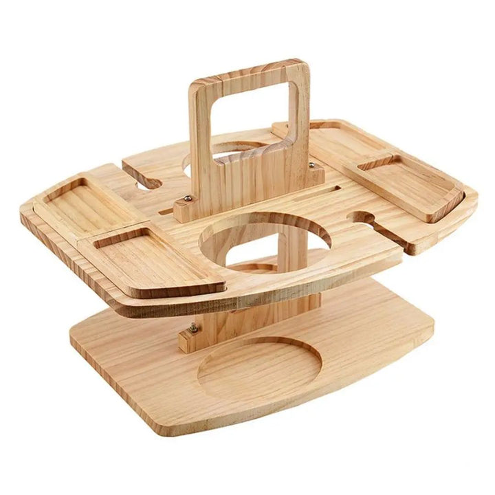 Sammy Jackson™ Opvouwbare Houten Draagbare Wijntafel