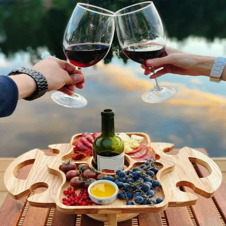 Sammy Jackson™ 2-in-1 Fruit and Wine Glass Table Rack