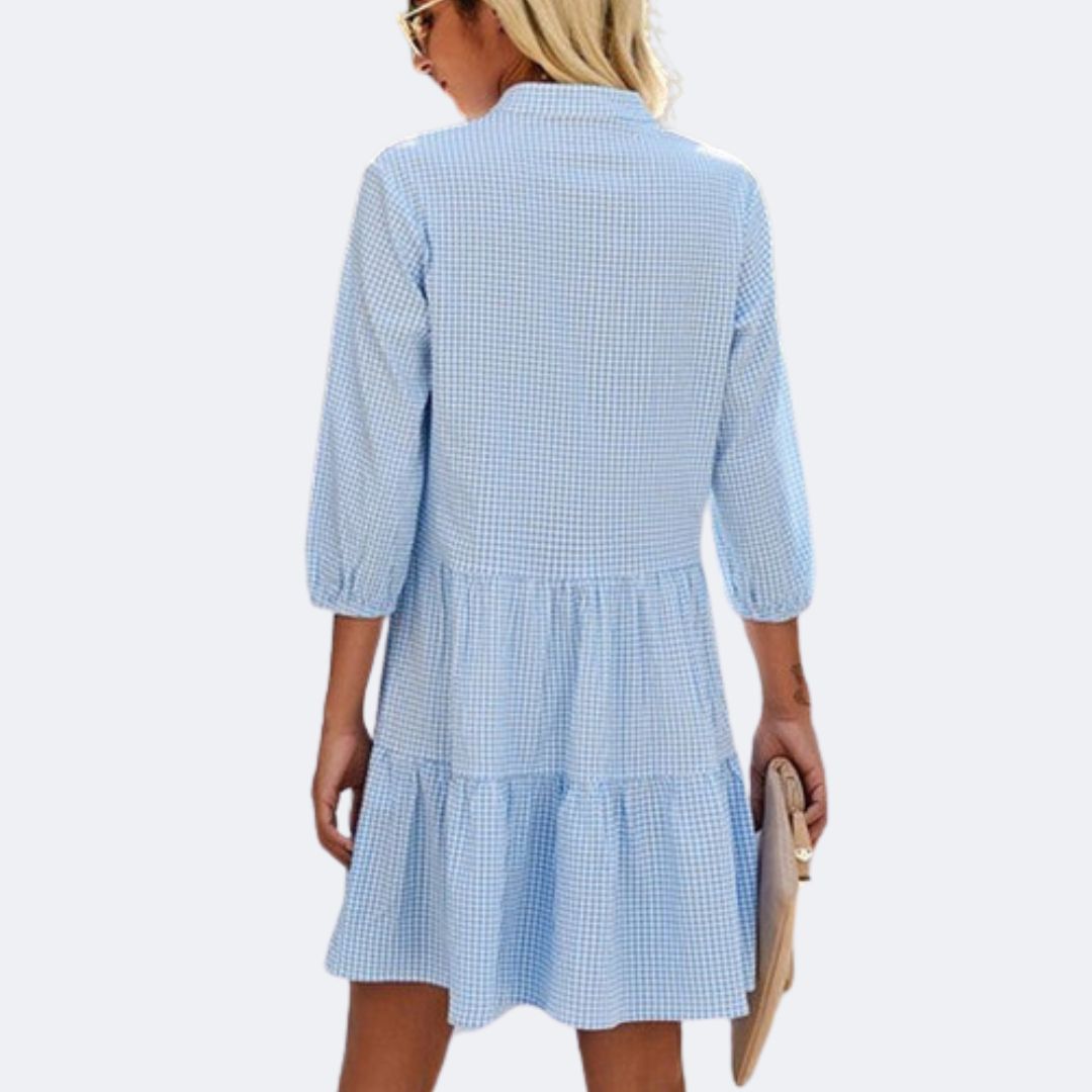 Sammy Jackson™ Lily Jurk | Geruit & Casual