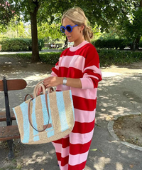 Airy Striped Summer Dress with Loose Fit – Malou