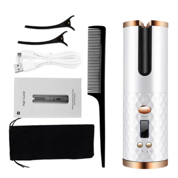 Sammy Jackson™ PerfectCurl Automatische Krultang | Draadloos en Oplaadbaar