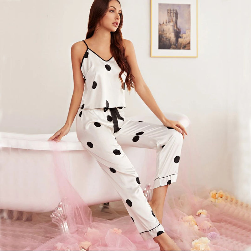 Sammy Jackson™ Sabrina Satin Pajamas | Soft & Comfortable