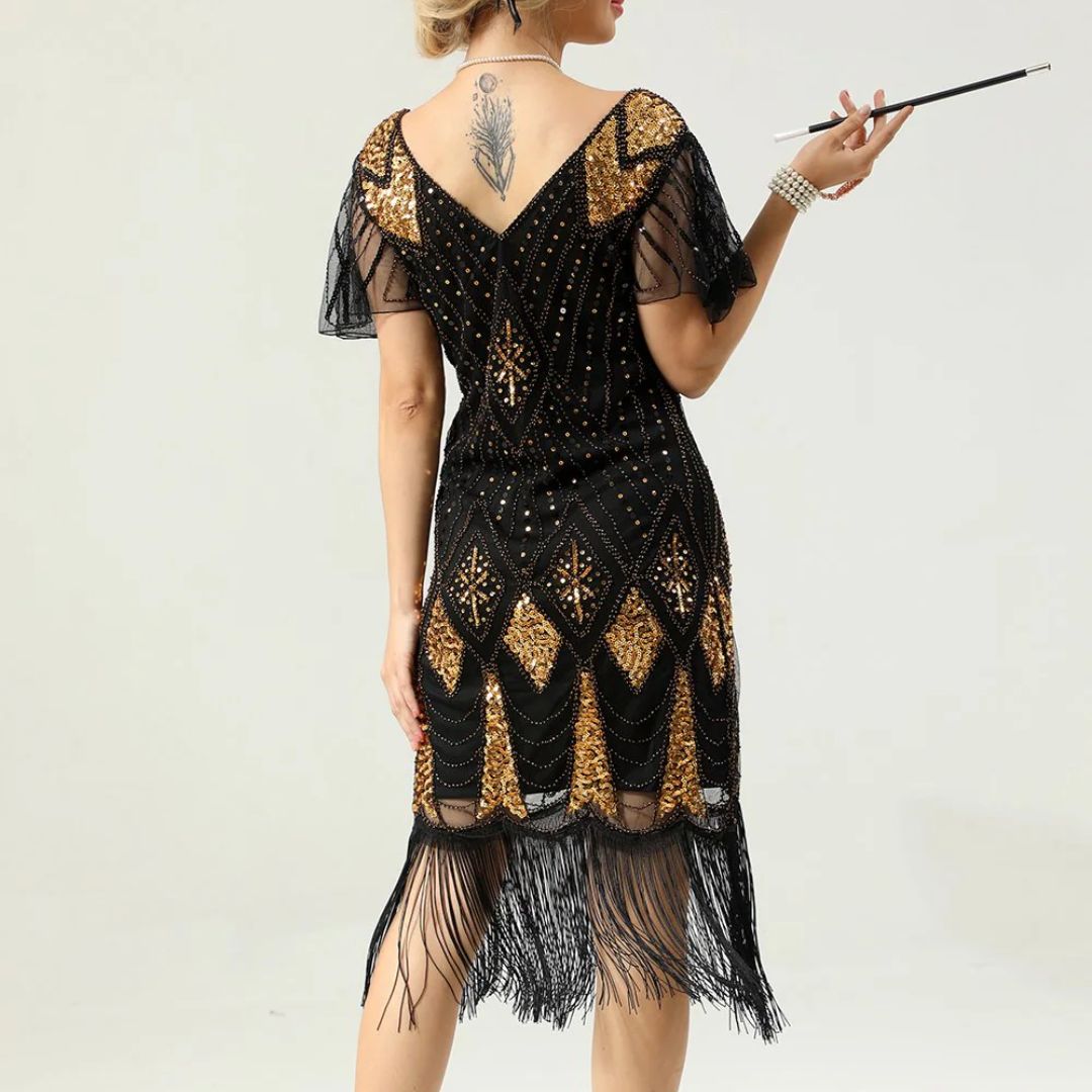 Sammy Jackson™ 1920s Fringe Dress | Glitter & Stylish