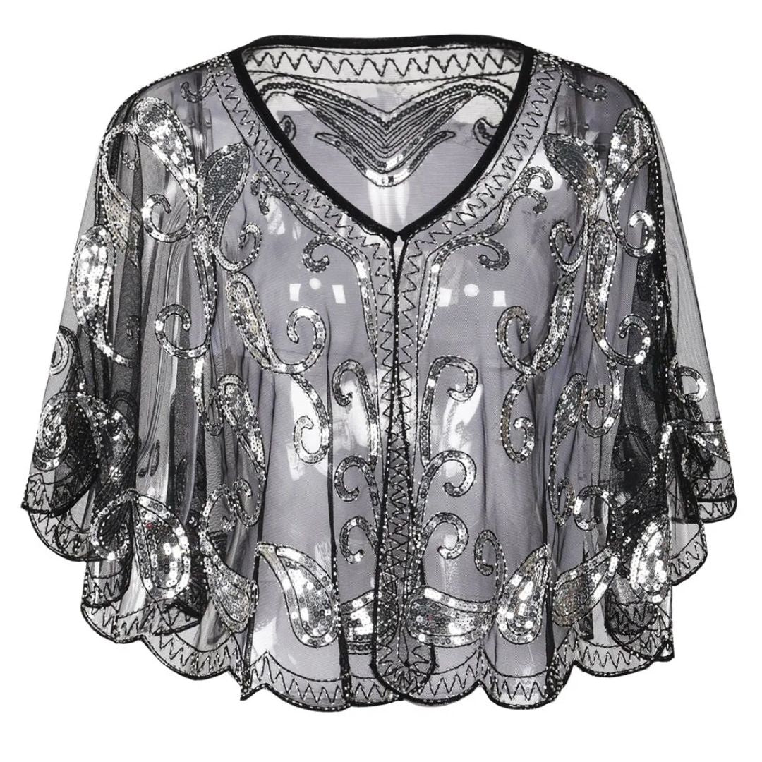 Sammy Jackson™ Kathy Glitter Cape | Vintage & Stijlvol