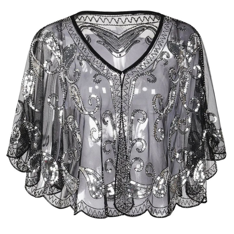 Sammy Jackson™ Kathy Glitter Cape | Vintage & Stijlvol