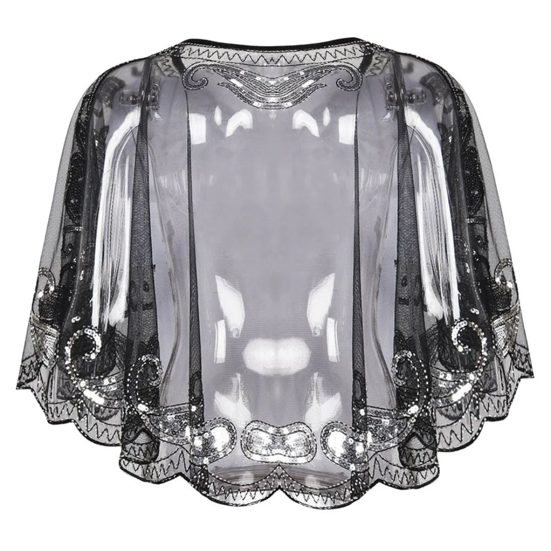 Sammy Jackson™ Kathy Glitter Cape | Vintage & Stijlvol