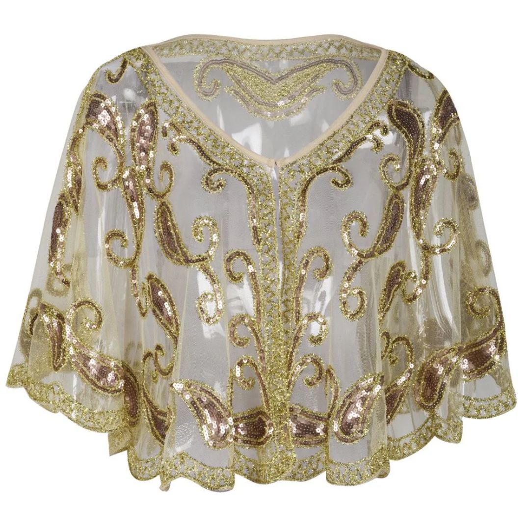 Sammy Jackson™ Kathy Glitter Cape | Vintage & Stijlvol