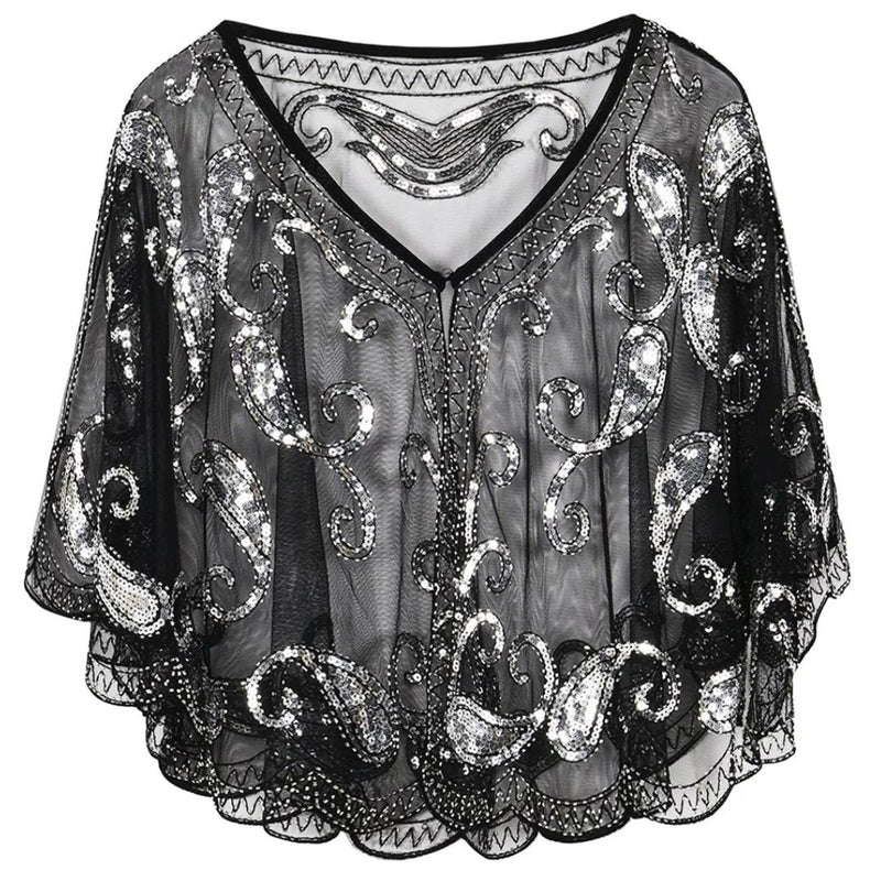 Sammy Jackson™ Kathy Glitter Cape | Vintage & Stijlvol