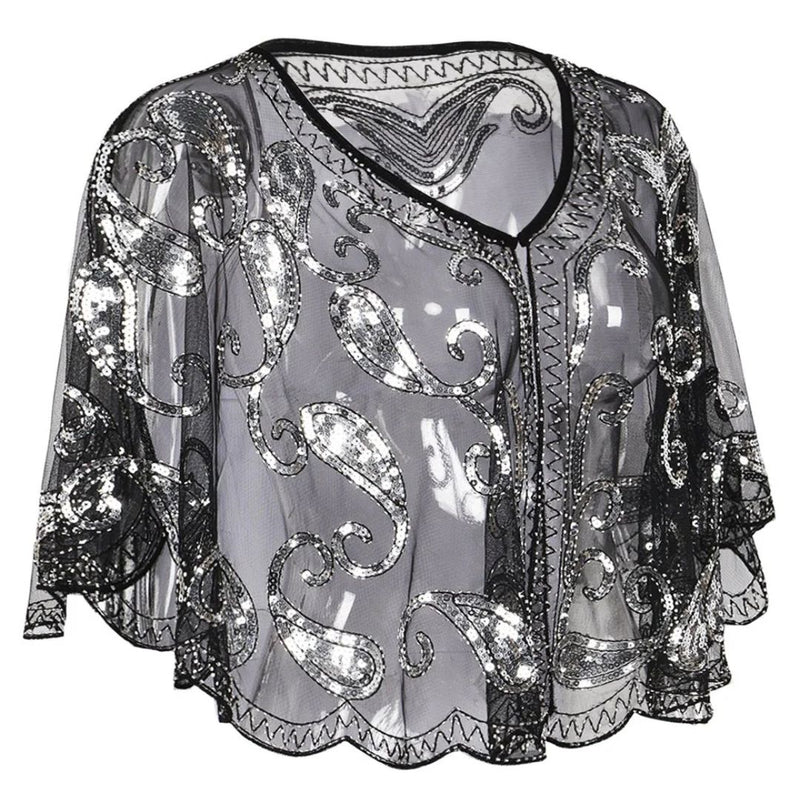 Sammy Jackson™ Kathy Glitter Cape | Vintage & Stijlvol