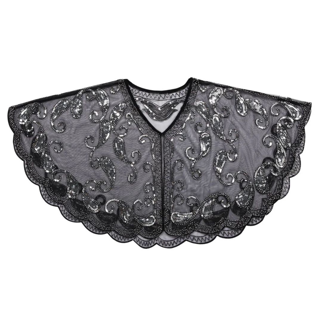 Sammy Jackson™ Kathy Glitter Cape | Vintage & Stijlvol