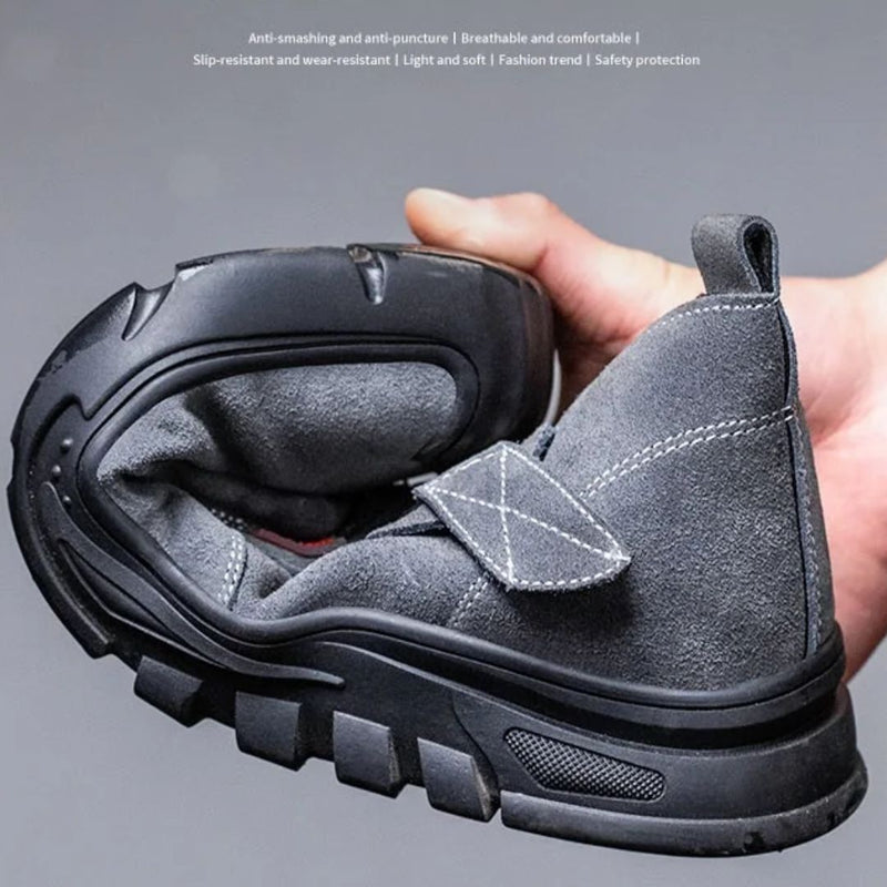 Buty robocze ochronne z stalowym noskiem | Odporne na przebicie buty do spawania elektrody