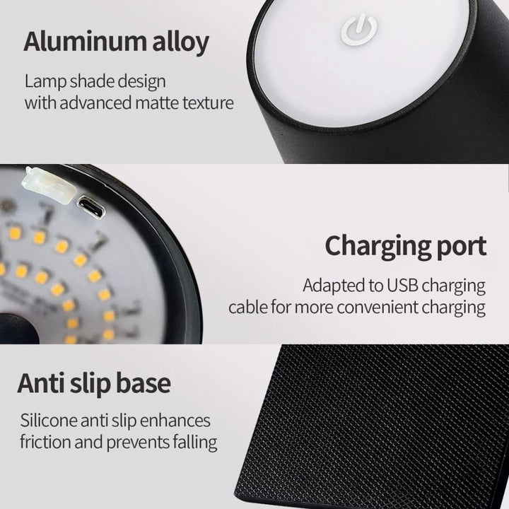 Sammy Jackson™ Corrie Oplaadbare USB-LED Bureaulamp