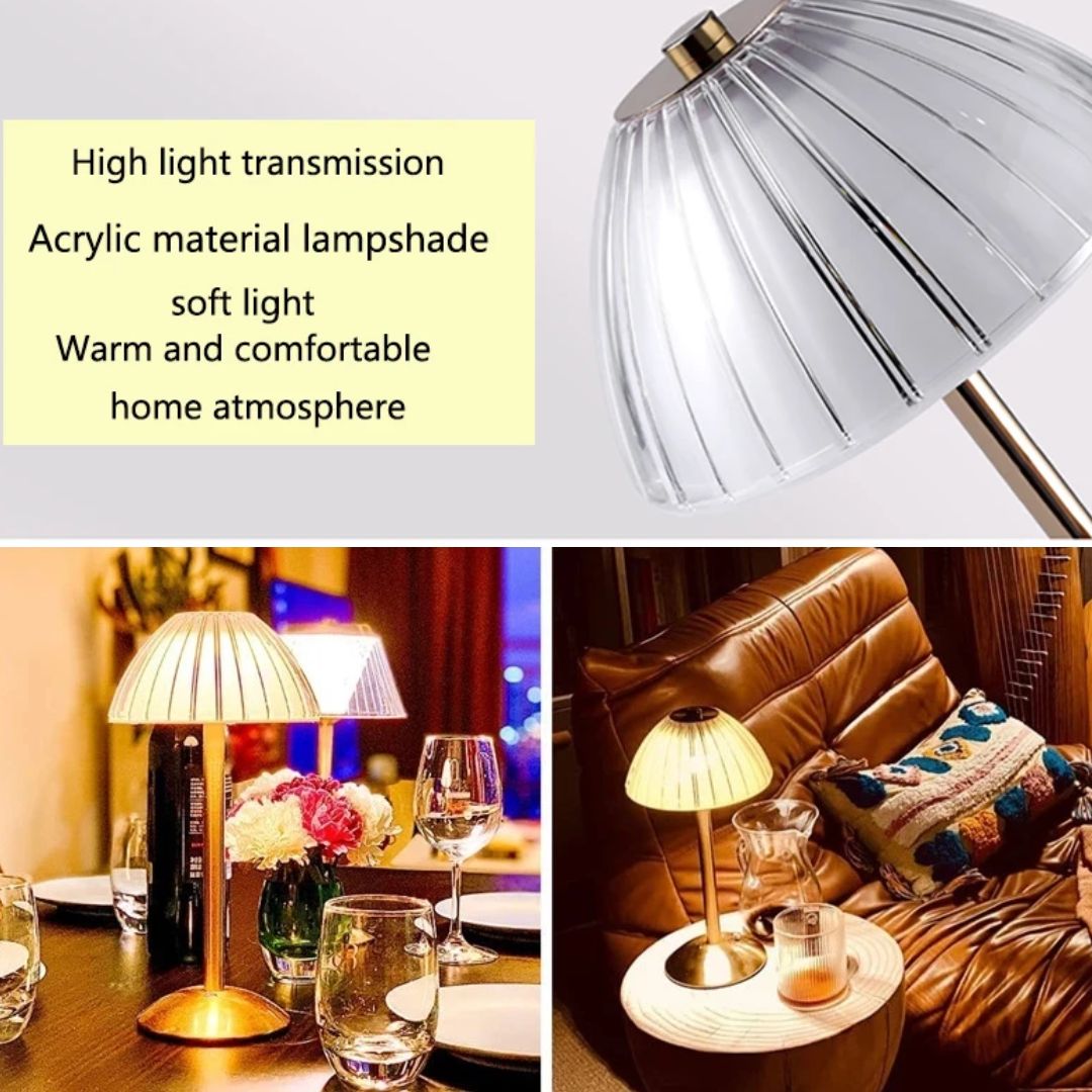 Sammy Jackson™ Karina Retro Bar Oplaadbare Bureaulamp