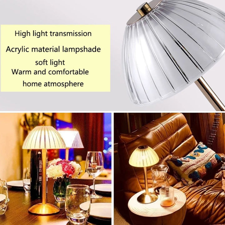 Sammy Jackson™ Karina Retro Bar Oplaadbare Bureaulamp
