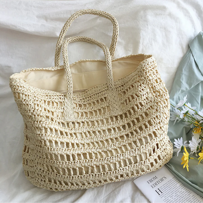 Stylowa pleciona torebka dla kobiet - BreezeTote