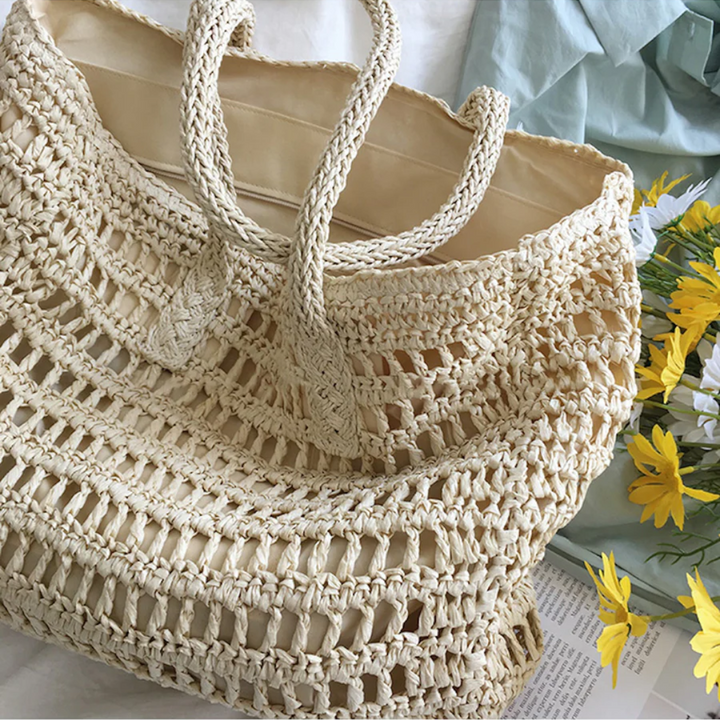 Stylowa pleciona torebka dla kobiet - BreezeTote