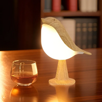 Stylish LED Bird Lamp with Touch Control and Aromatherapy - FeatherGlow