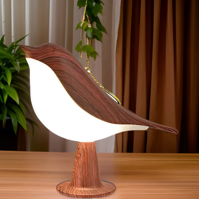 Stylish LED Bird Lamp with Touch Control and Aromatherapy - FeatherGlow