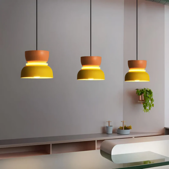 Kolorowa i Modna Lampa Wisząca LED Macaron - VividGlow