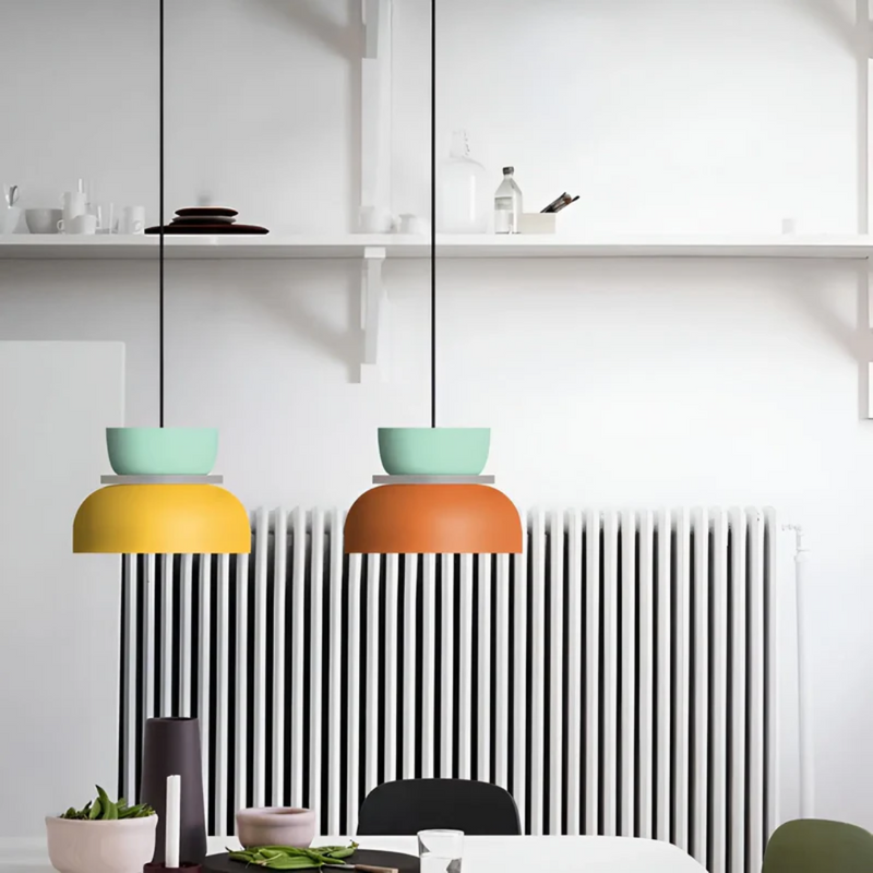 Kolorowa i Modna Lampa Wisząca LED Macaron - VividGlow
