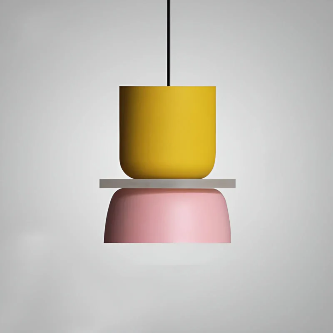 Kolorowa i Modna Lampa Wisząca LED Macaron - VividGlow