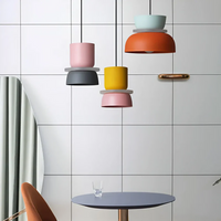 Kolorowa i Modna Lampa Wisząca LED Macaron - VividGlow