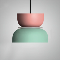 Kolorowa i Modna Lampa Wisząca LED Macaron - VividGlow